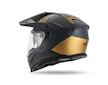 UFO Prilba Enduro COSMOS 2026 sivá-zlatá S
