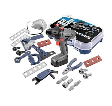 NEO Kufor s náradím pre deti GRAPHITE