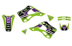 BLACKBIRD Sada nálepiek Dream 5 KAWASAKI KX 125,250 99-02