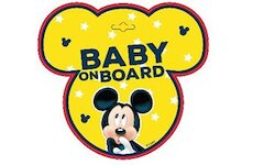 DISNEY Nálepka Baby On Board MICKEY dieťa v aute