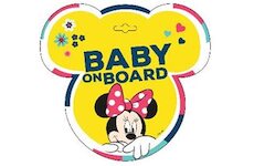 DISNEY Nálepka Baby On Board MINNIE dieťa v aute