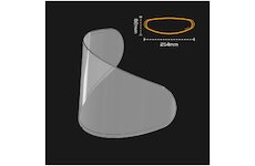 FOGCITY Antifog fólia proti zahmlievaniu malá 254x82 mm