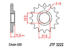 JT Reťazové koliesko JTF 3222-11