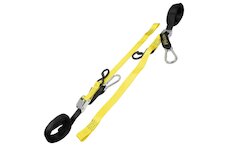 MYRA Sada upínacích popruhov (2 ks) s karabínou a bezpečnostným hákom