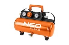 NEO AKU Kompresor E+ 18V, 4 bar, 8 L, bez batérie