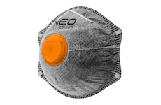 NEO Polomaska s aktívnym uhlíkom proti prachu FFP2 s ventilom, 3 ks