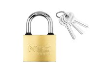 NEO Visiaci zámok 50 mm, 3 kľúče