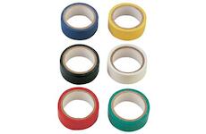 Páska izolačná PVC 15mm farebná  (sada 6ks)