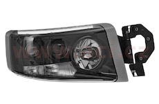 přední světlo XENON D2S+H1+H3 (man. ovládané) černé pozadí TRUCK P