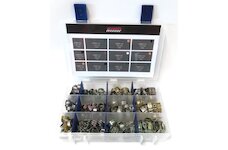 PROAUTO Sada bezskrutkových spôn COBRA 150-dielna