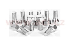 šroub kola, závit M12x1.25, kuželové sedlo, délka závitu 22 mm, celková délka 40 mm, velikost klíče 19 (sada 10 ks)