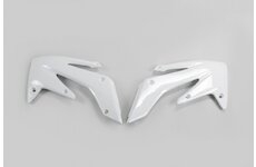 UFO Kryty chladiča Honda CRF250R 04-09 CRF250X 04-17 biela